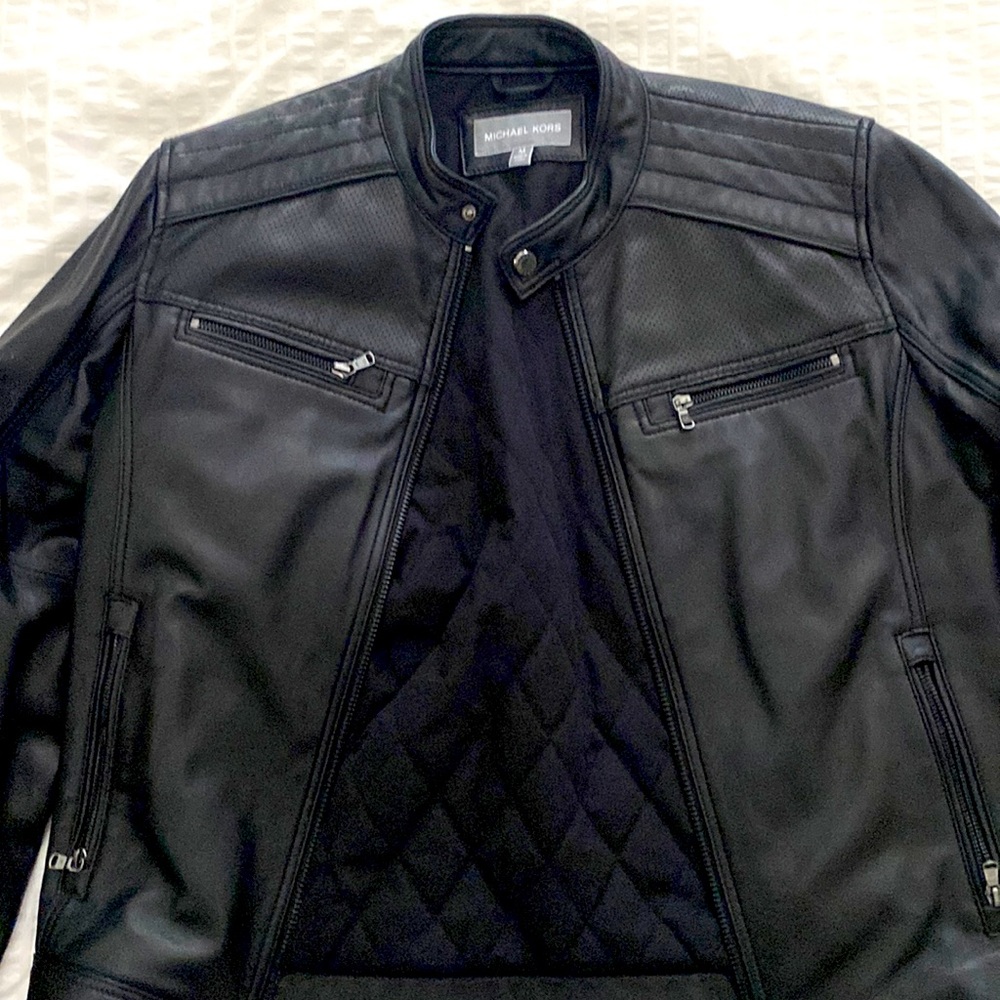 Michael Kors Black Leather Jacket